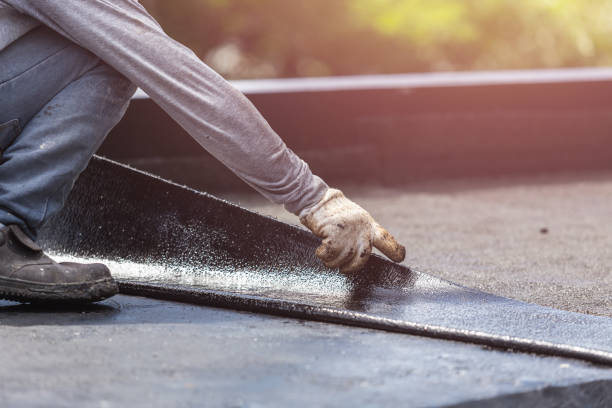 Professional Waterproofing technician working in Ardmore, PA